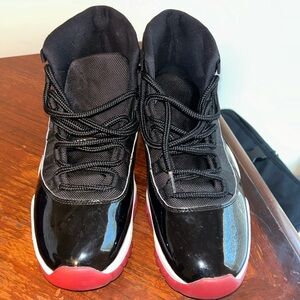 Air Jordan Bred 11s. Without Box. Worn